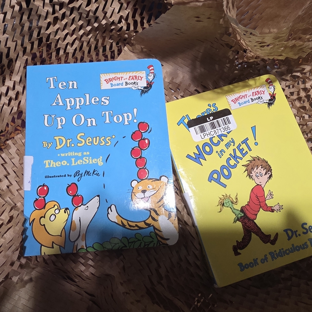 Dr. Seuss Blue and Yellow Board Books